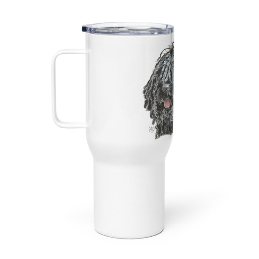 Travel mug with a handle -- Custom Puli