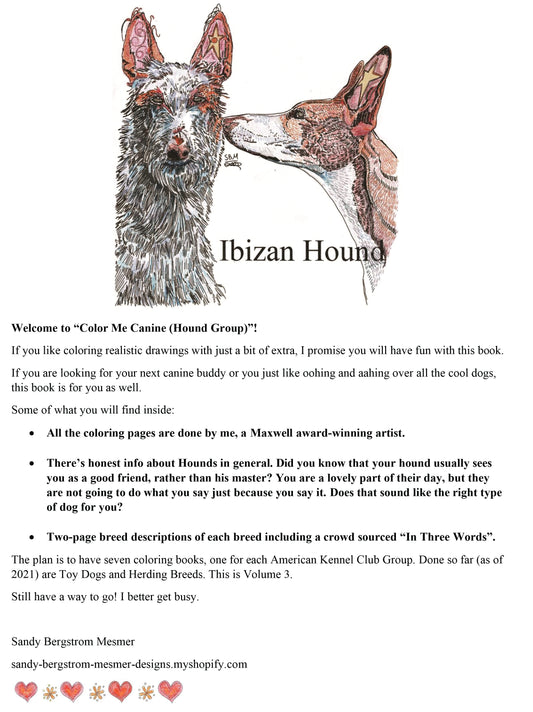 Color Me Canine (Hound Group)