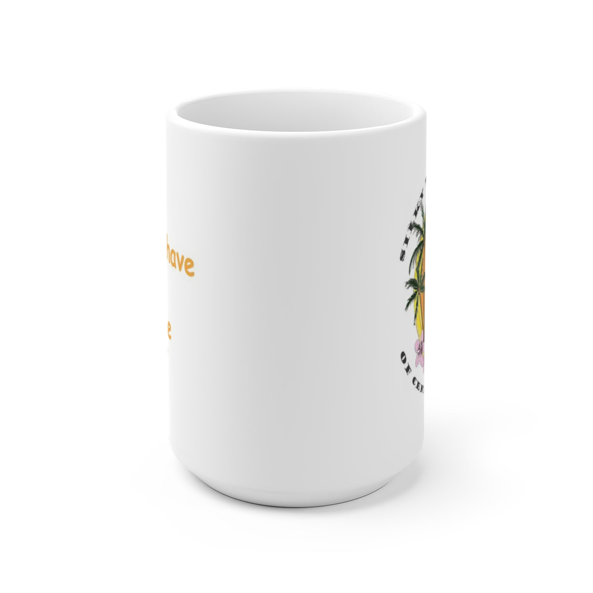 STCCF White Ceramic Mug